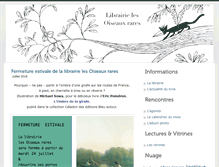 Tablet Screenshot of lesoiseaux-rares.fr